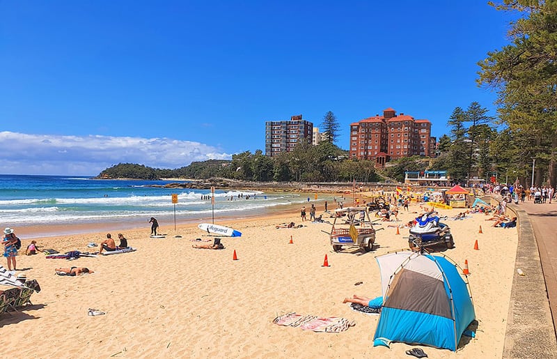 Summer days at Manly Beach