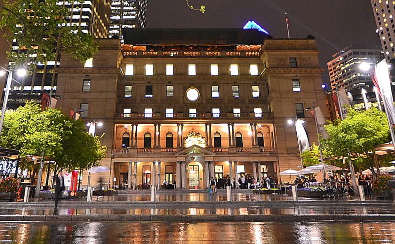 Customs House at night Sydney