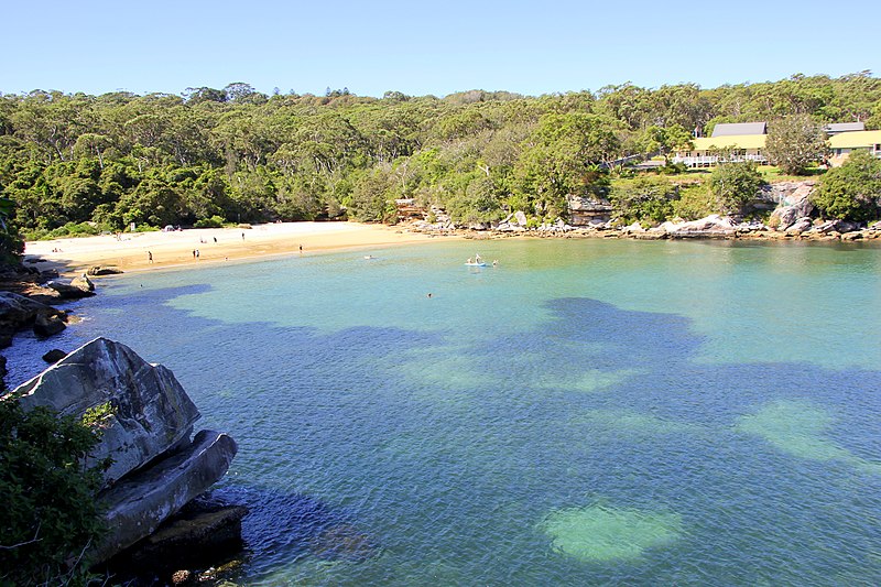 Collins beach at the Sydney Harbour National Park