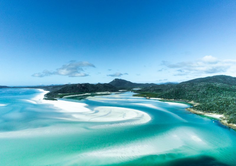 Whitsunday Islands Aerial View