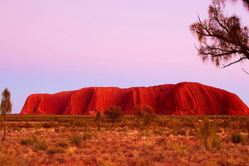 View of Uluru-Kata Tjuta National Park