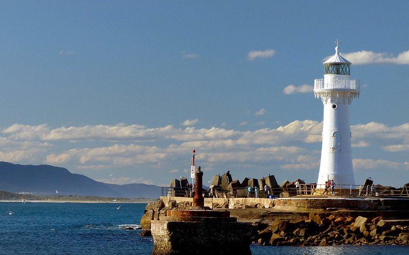 View of Wollongong Harbour Lighthouse