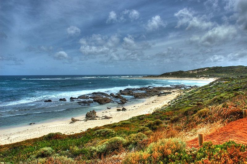 a view of Margaret River in Australia