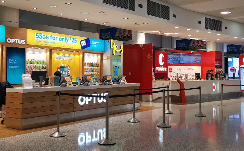 Airport Sim Card Counters in Sydney
