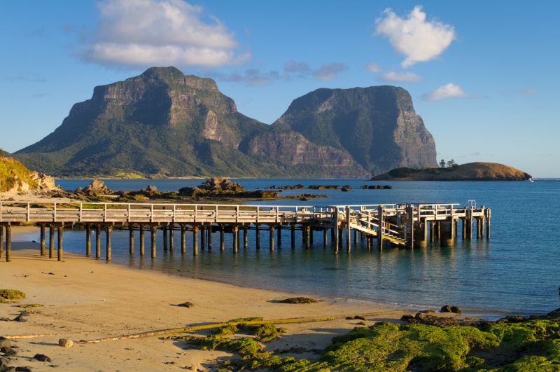 Lord Howe Island Lagoon and Jetty