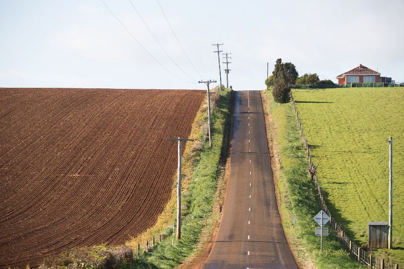 Rural road Australia