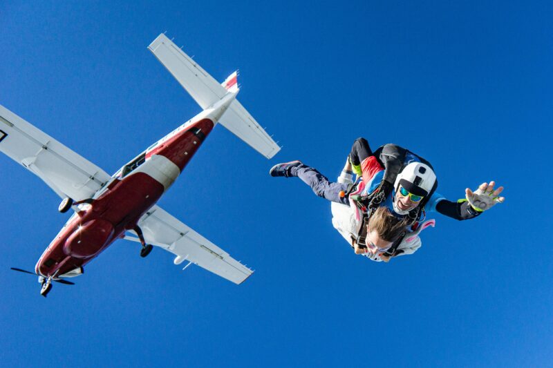 Is it safe to skydive at 100%?