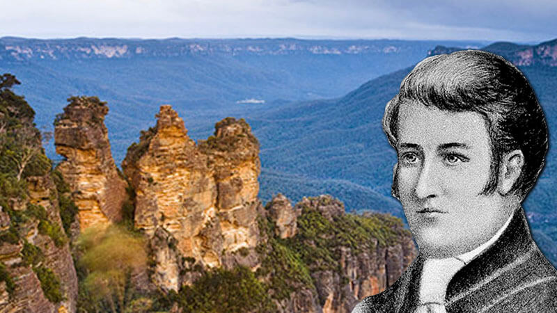 Who were the first Europeans to cross the Blue Mountains? 2