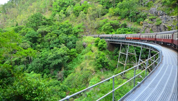 How steep is the railway in the Blue Mountains? 2