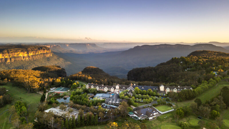 When was the Fairmont Blue Mountains built? 1 Fairmont Blue Mountains