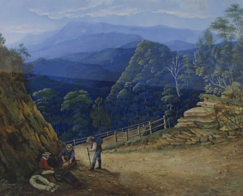 Who were the first Europeans to cross the Blue Mountains? 3