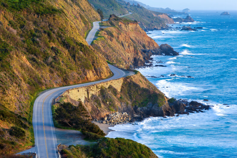 Where is the scenic highway in the US? 1 Pacific Coast Highway