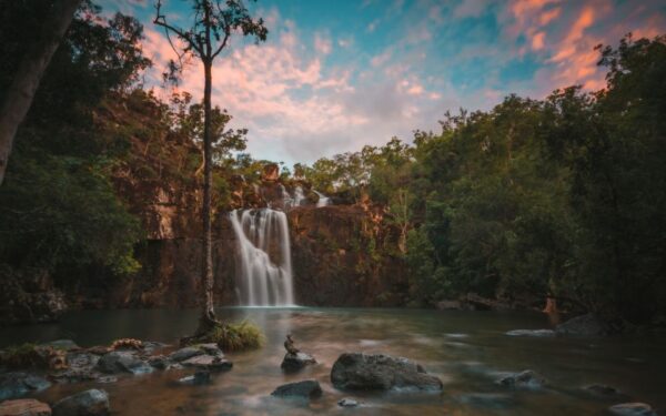 Cedar Creek Falls and Northerlies Beach Bar & Grill tour with lunch