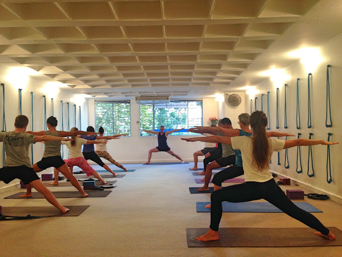 Yoga class at Central Yoga School