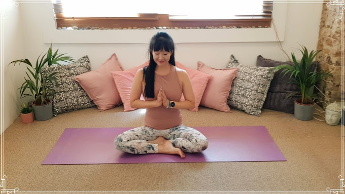 Yoga master meditating at City Yoga Studio