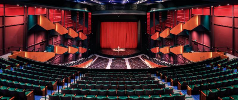 Empty theater at the Sydney Opera house