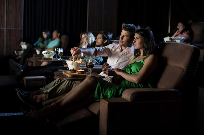 Cinema goers enjoying show at HOYTS Broadway