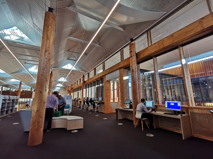 Inside the Marrickville Library and Pavilion