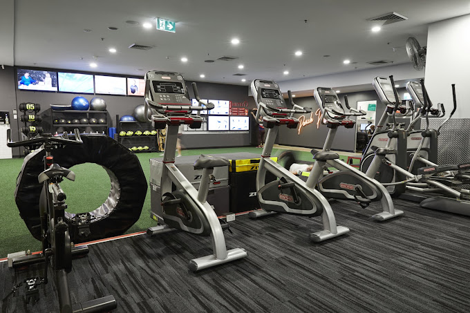 Stationary bikes at Revo Fitness - Pitt St Sydney