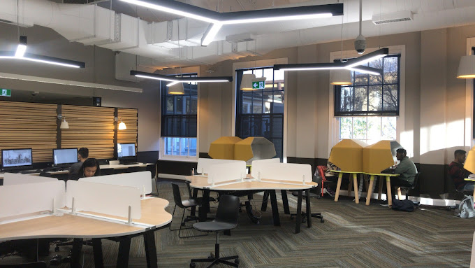 Empty seats at the The Quarter - The University of Sydney Library