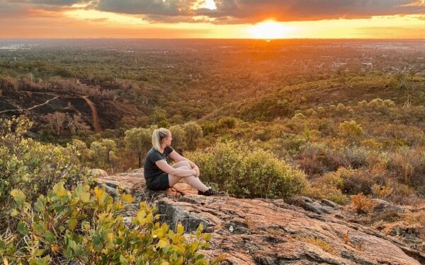 Sunset guided hike at Lesmurdie falls