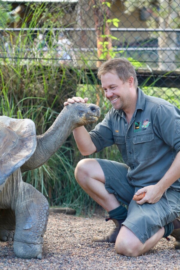 Tim Faulkner, owner of Australian Reptile Park