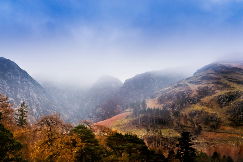  MacDonnell Ranges covered in fog