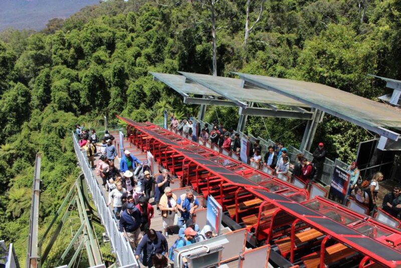 How fast is the Katoomba scenic railway? 1