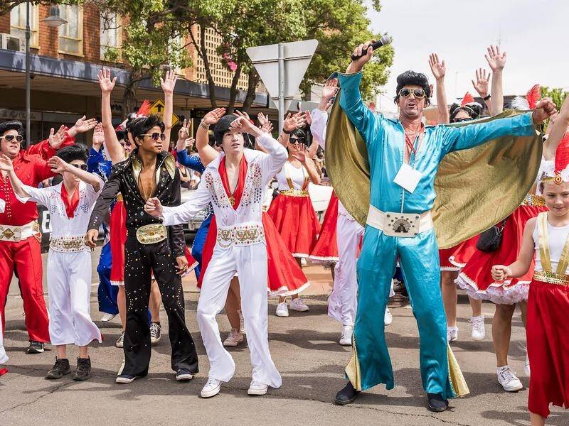 Where is the Elvis festival in New South Wales? 1 Blue Mountains Elvis Festival