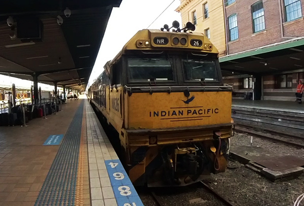 What platform does Indian Pacific leave from? 2