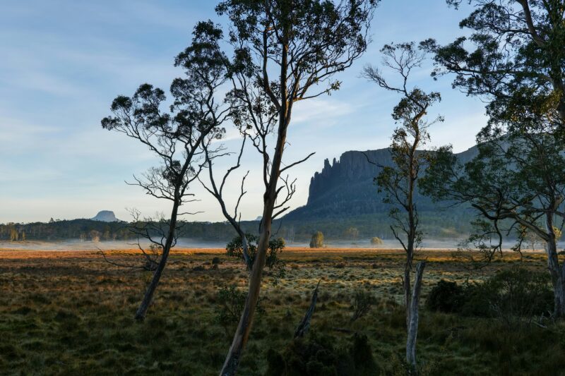 Which part of Australia has mountains?
